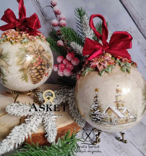 Bombka plastikowa 10 cm