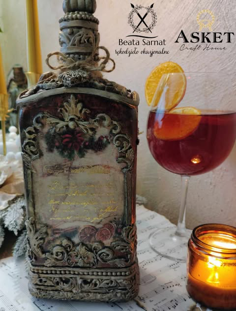 Dekoracyjna butelka na nalewkę