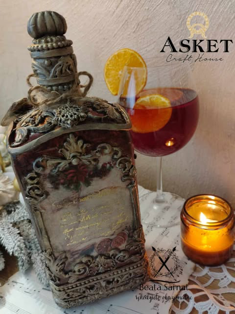Dekoracyjna butelka na nalewkę
