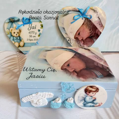 Metryczka urodzenia dziecka-pudełko, jeśli potrzebujesz prezentu dla noworodka to jest to wspaniała pamiątka,napisz, wyślij zdjęcie i stworzymy coś niepowtarzalnego- beata74sarnat@gmail.com