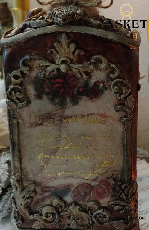 Dekoracyjna butelka na nalewkę