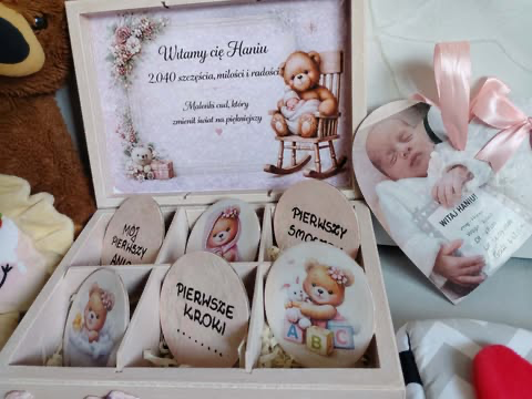 Metryczka urodzenia dla dziewczynki