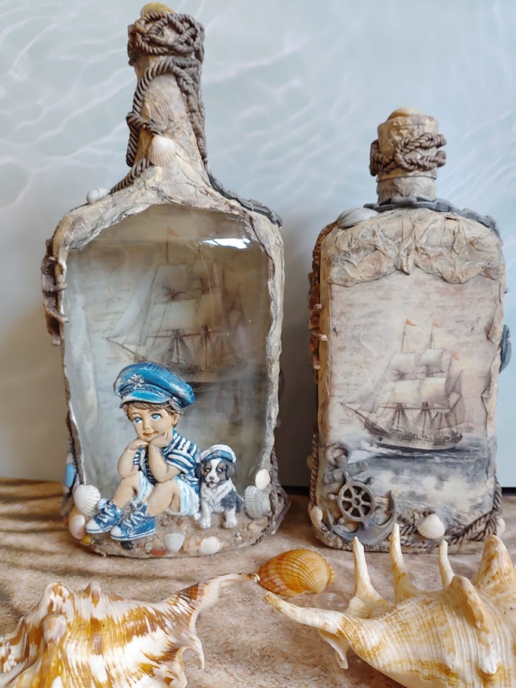 Butelka ozdobna na nalewkę -większa,