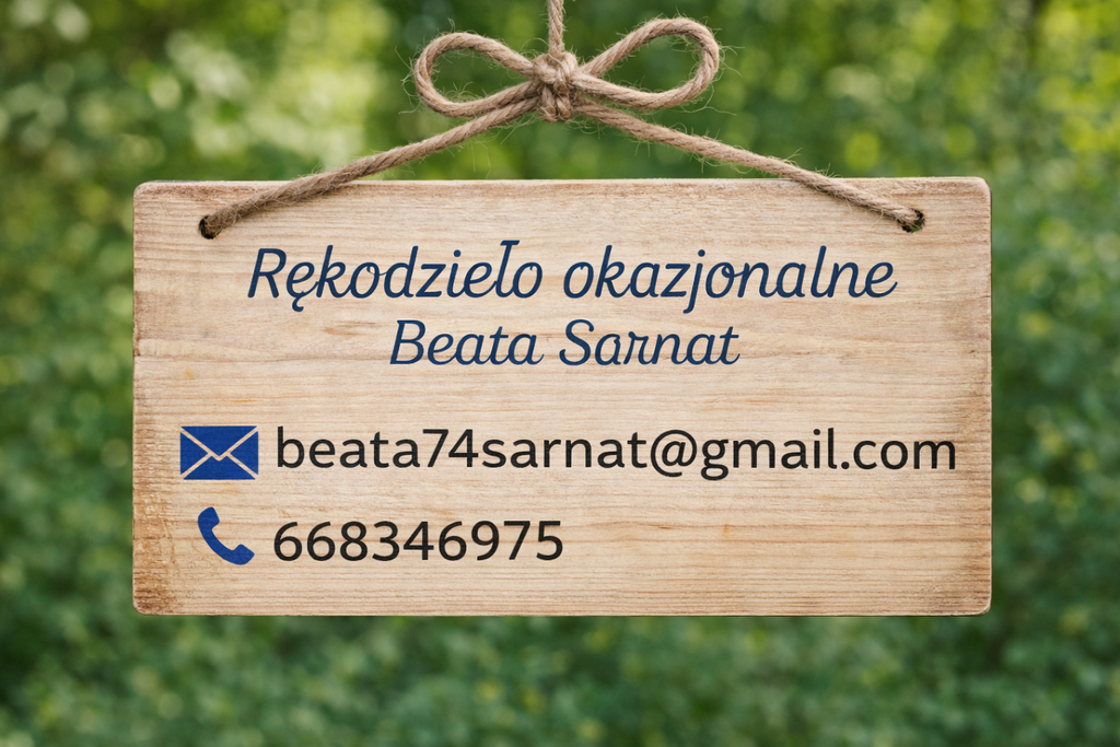 Szukasz prezentu, który naprawdę poruszy serce?
Takiego, który nie będzie przypadkowy, masowy ani „z półki”, ale stworzony specjalnie dla jednej, konkretnej osoby?
Tworzę rękodzieło okazjonalne w pełni personalizowane – dopasowane do pasji, zawodu