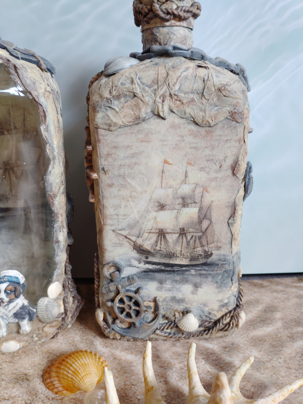 Butelka ozdobna na nalewkę -mniejsza 0,5l