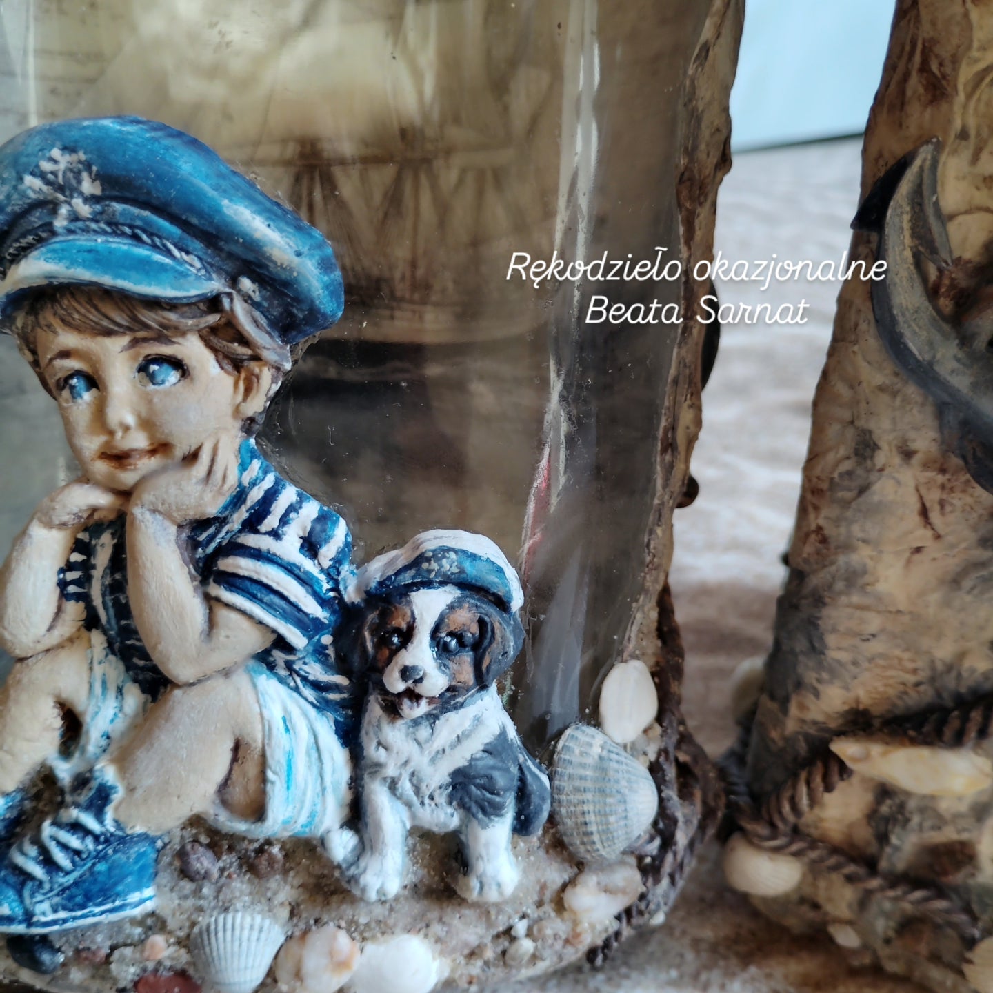 Butelka ozdobna na nalewkę -większa,